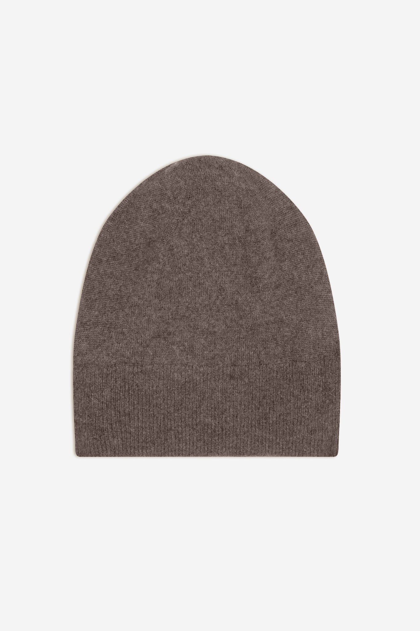 manti bonnet taupe chiné 100% cachemire