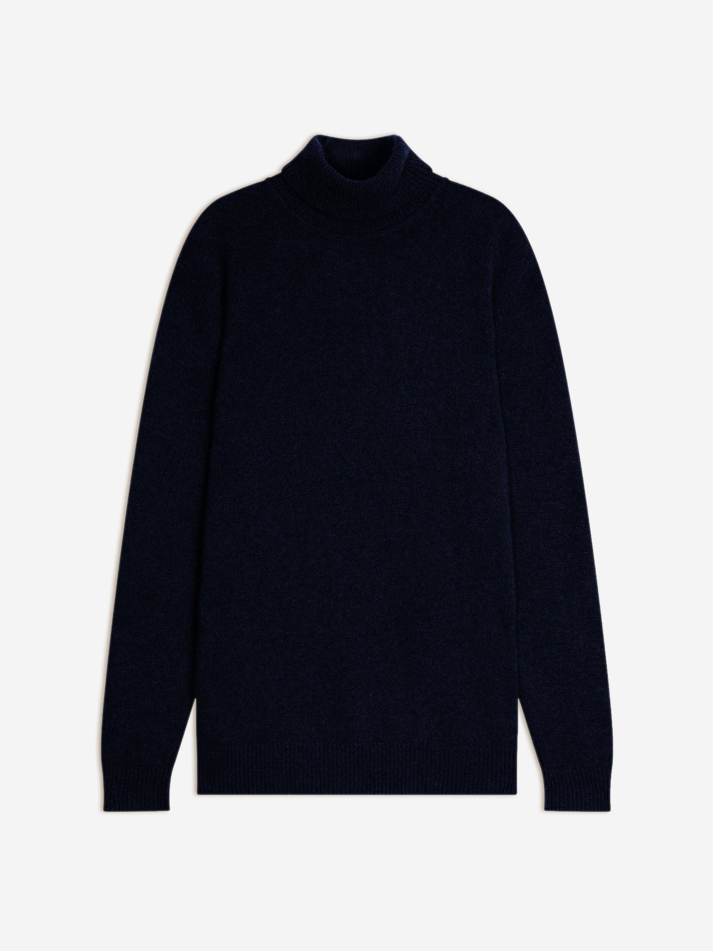 MARTIN pull col roulé 4 fils caviar 100% cachemire