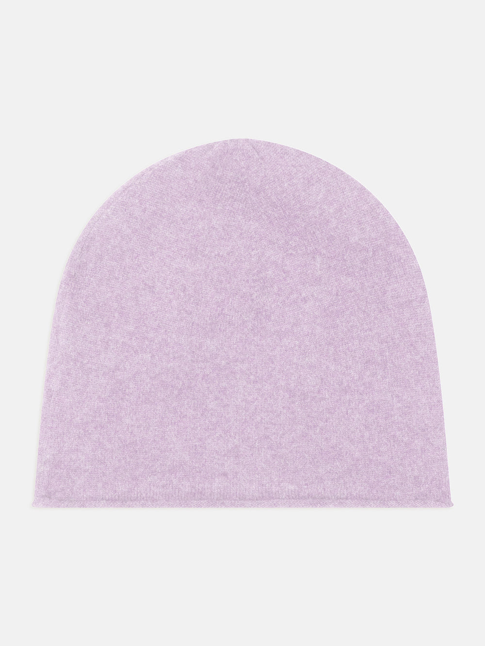 PINIER bonnet mauve chiné 100% cachemire
