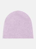 PINIER bonnet mauve chiné 100% cachemire
