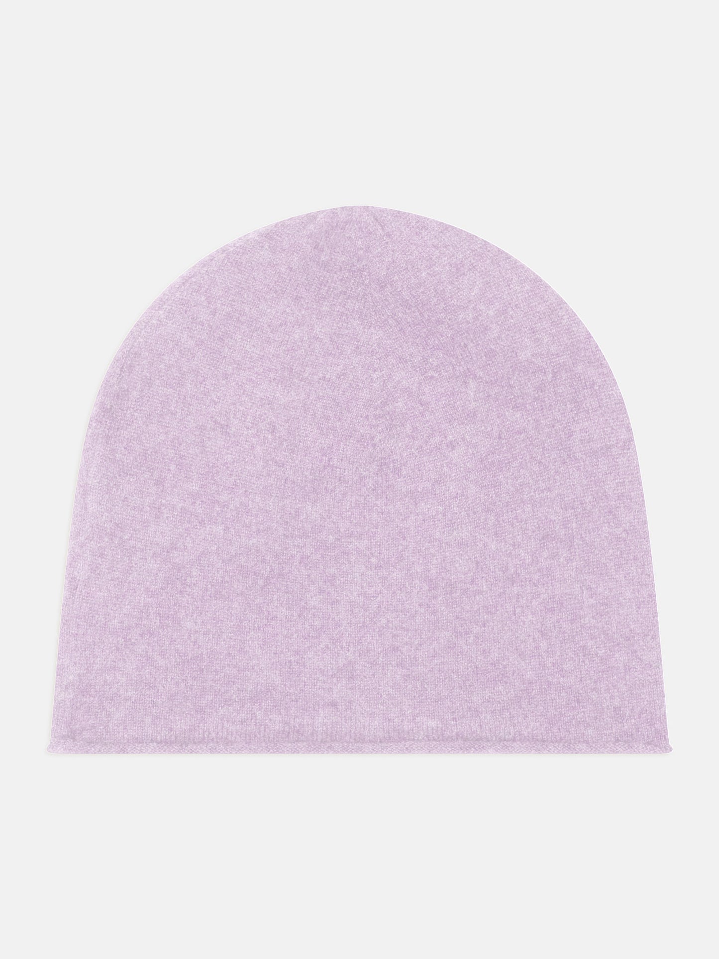 PINIER bonnet mauve chiné 100% cachemire