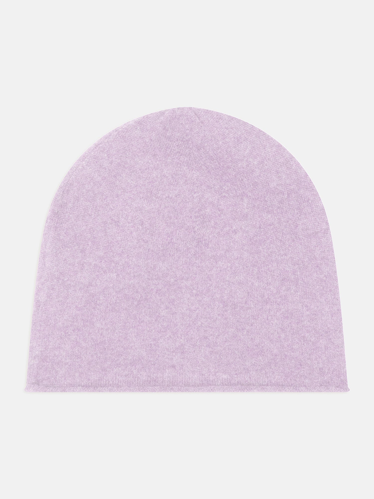 PINIER bonnet mauve chiné 100% cachemire
