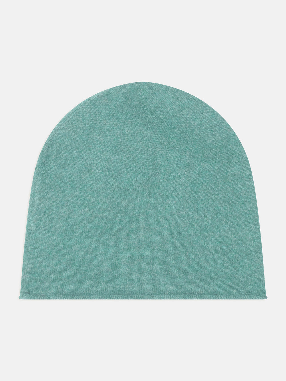 PINIER bonnet vert chiné 100% cachemire