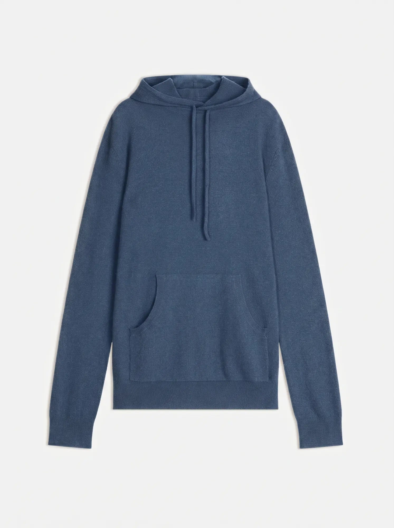 CASPER Pull Capuche Poche Kangourou Bleu Denim
