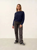 NORYA Pull Col Rond 4 Fils Bleu Marine