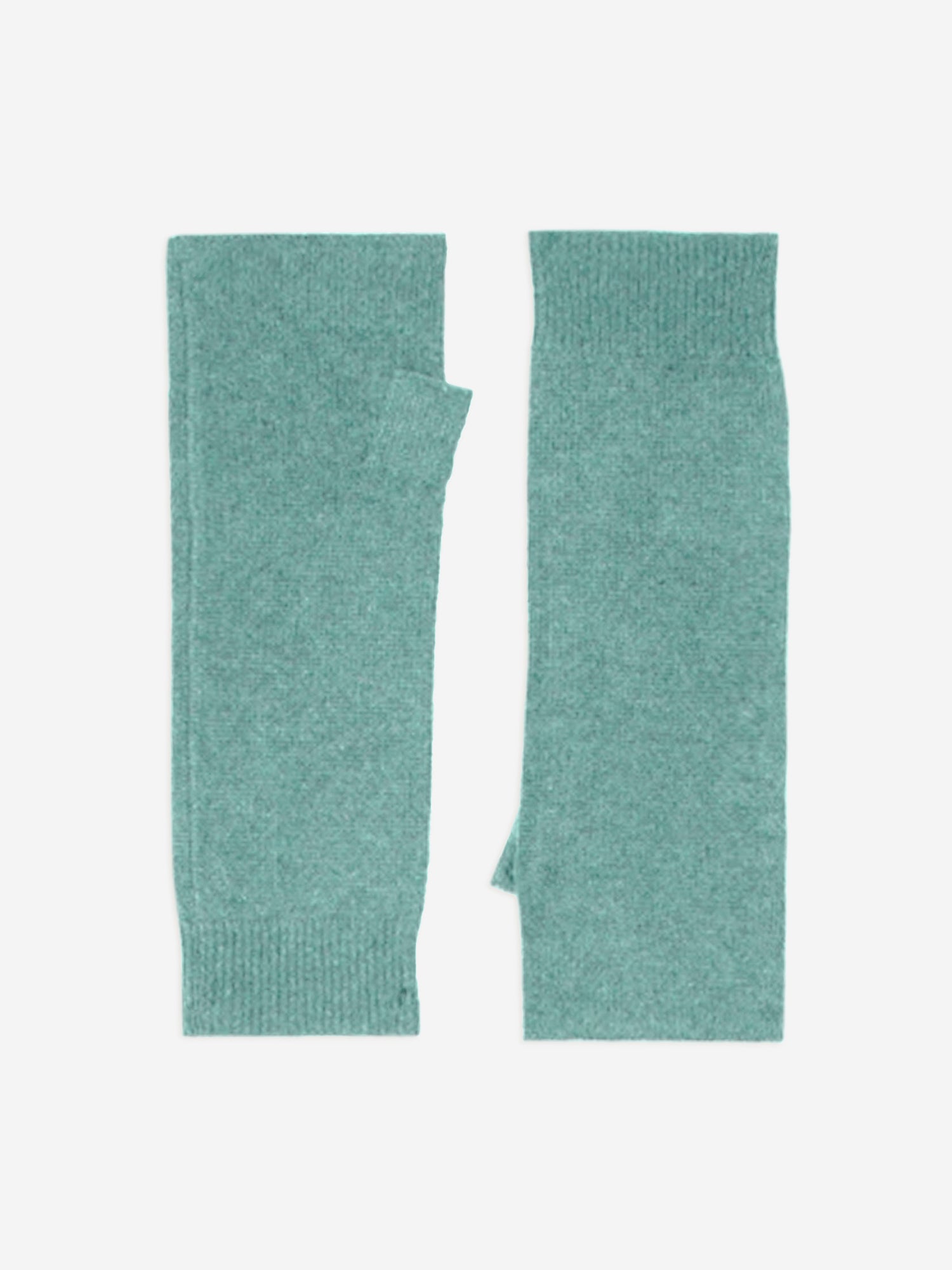 SERRE mitaines vert chiné 100% cachemire