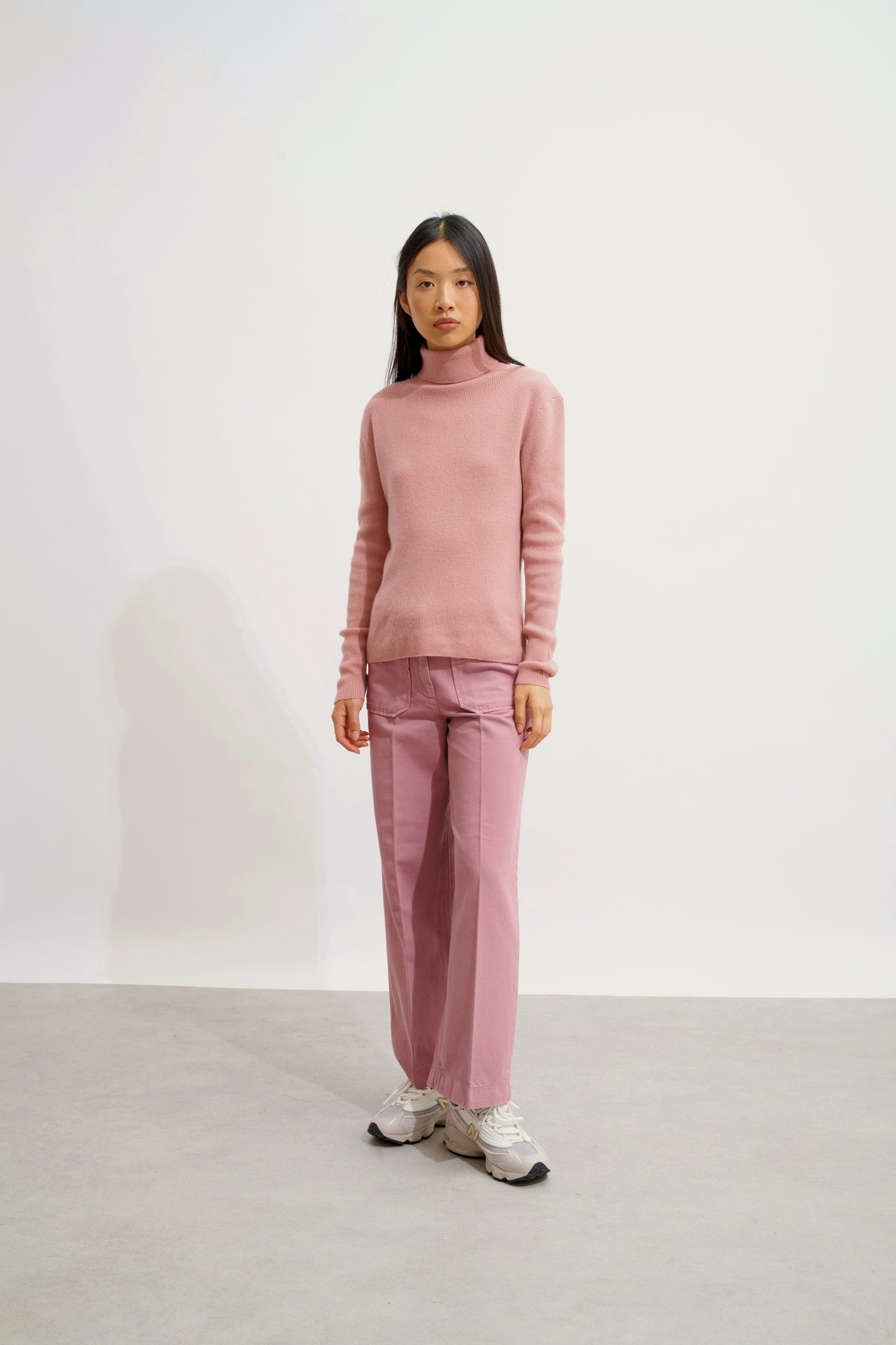 SUZIE Rollkragenpullover Rosenholz 100% Kaschmir