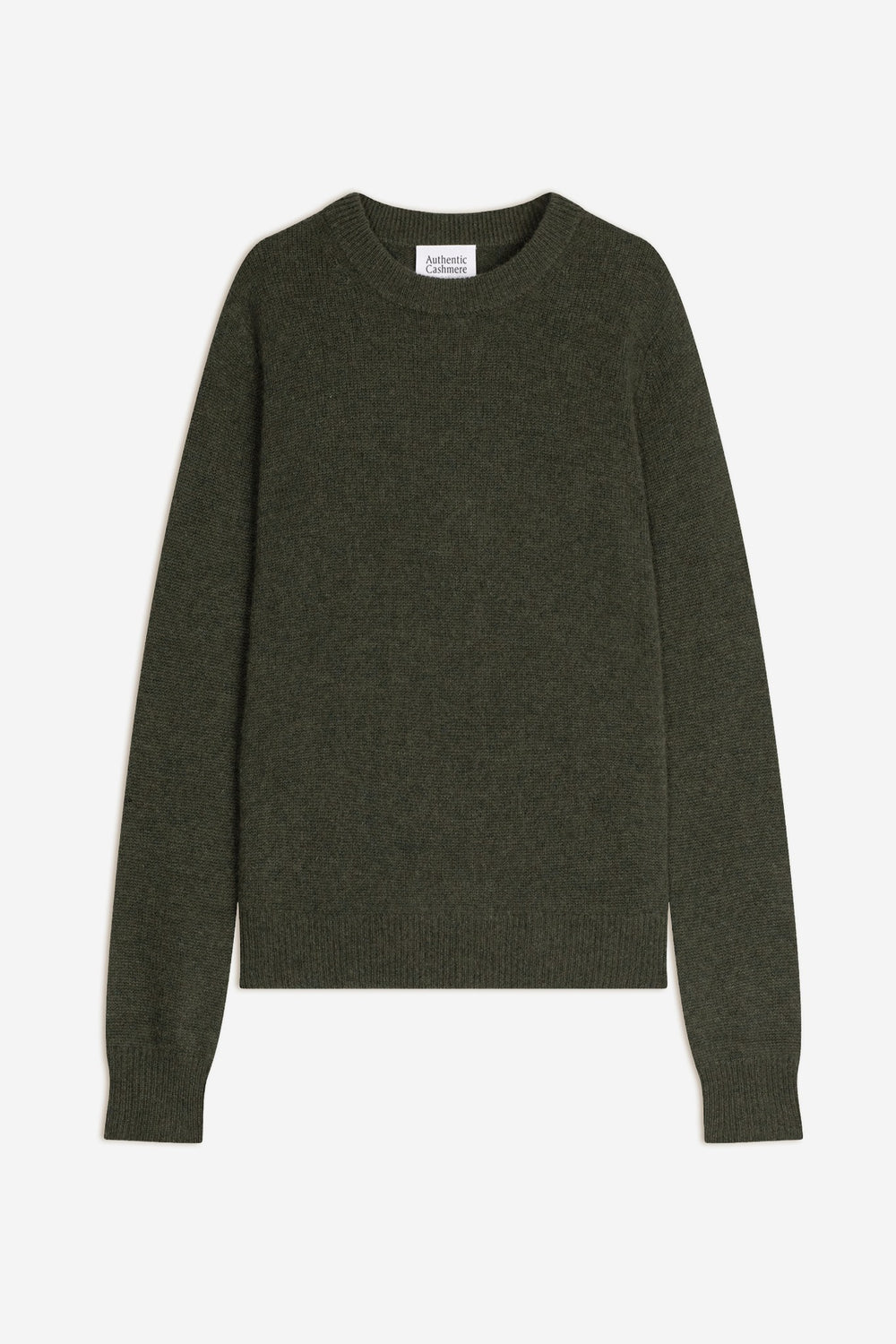 sylor pull col rond 4 fils army chiné 100% cachemire