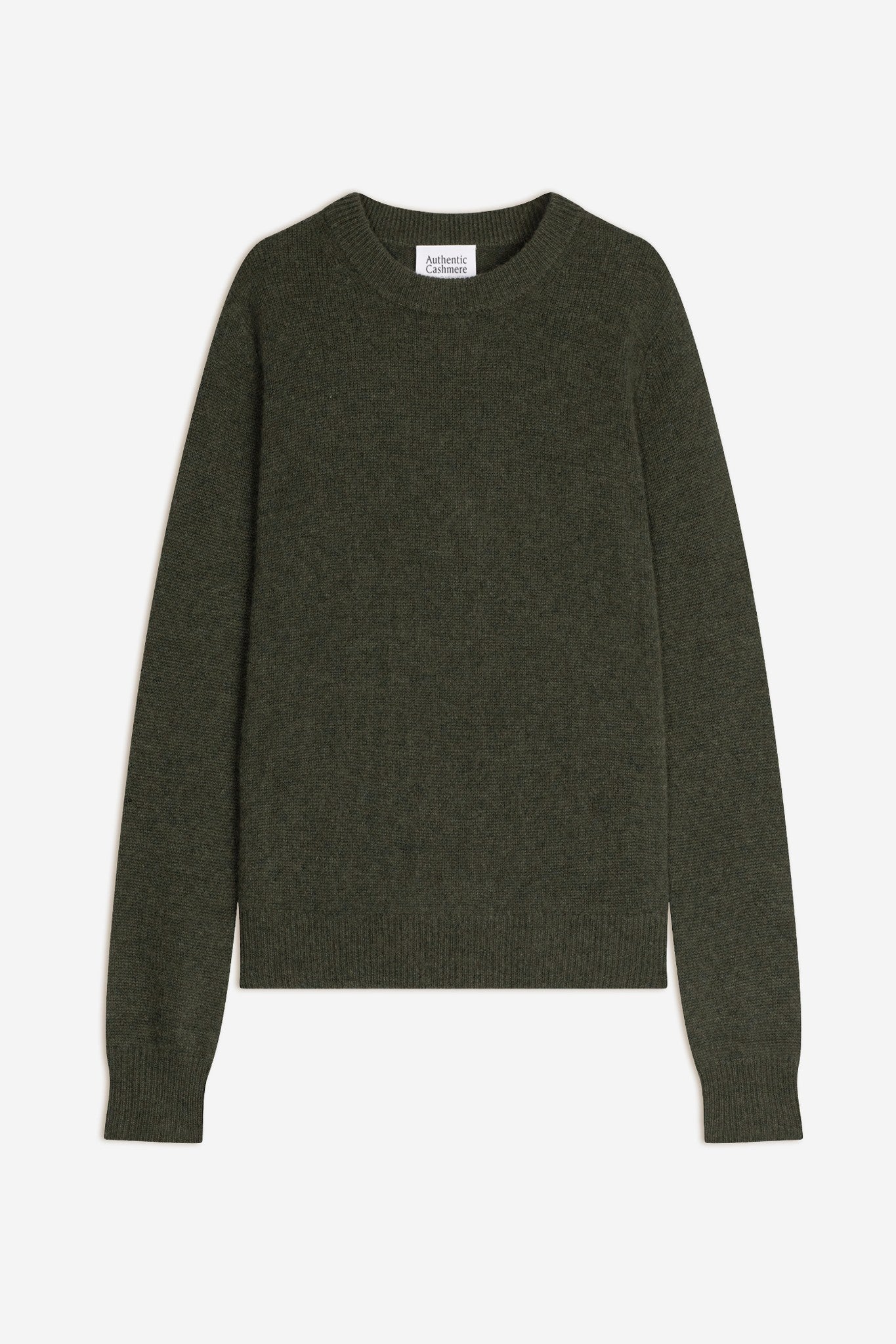 sylor pull col rond 4 fils army chiné 100% cachemire