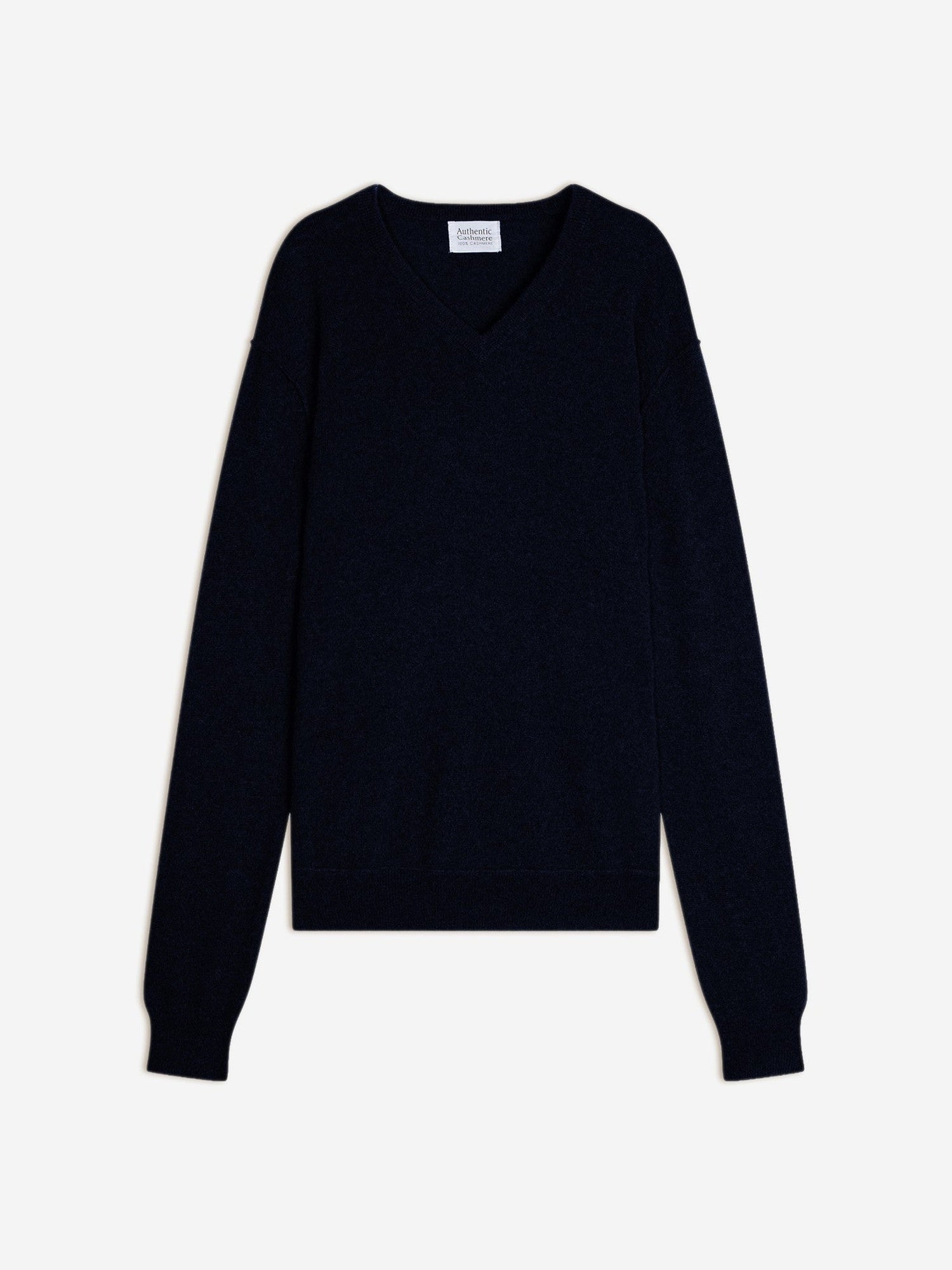 timeo pull col v caviar 100% cachemire