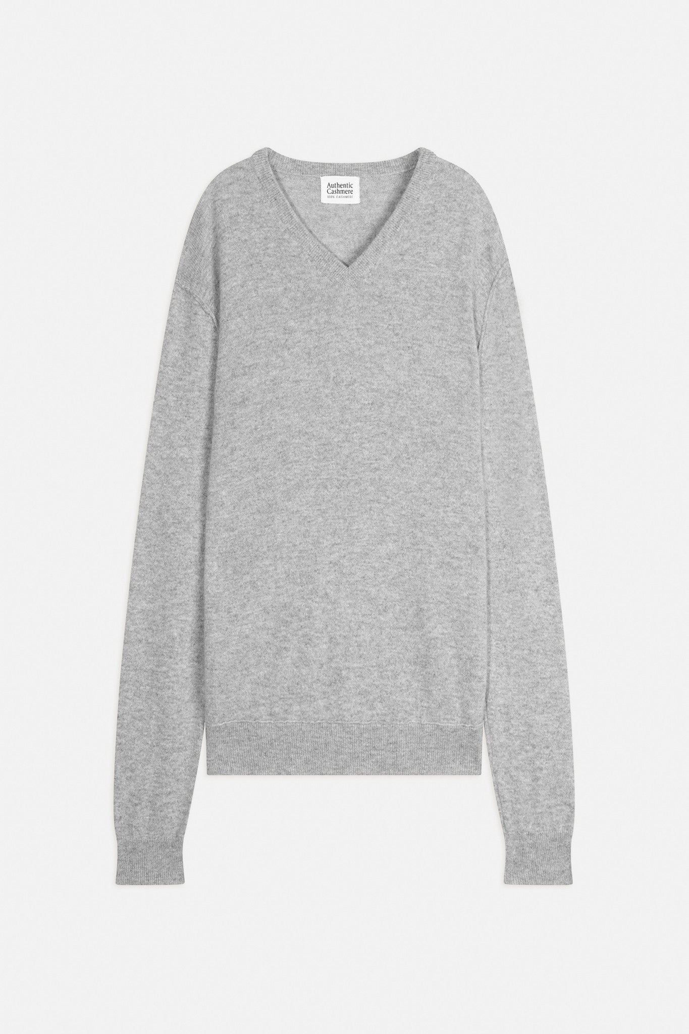 timeo pull col v nuage chiné 100% cachemire