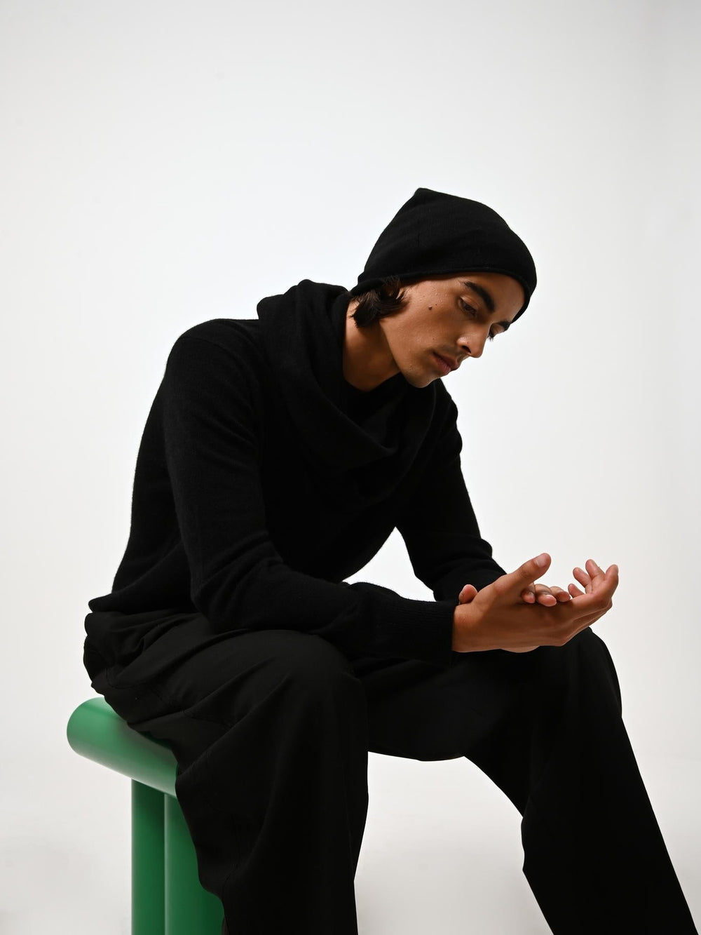 VAYMONT Schal schwarz 100% Kaschmir