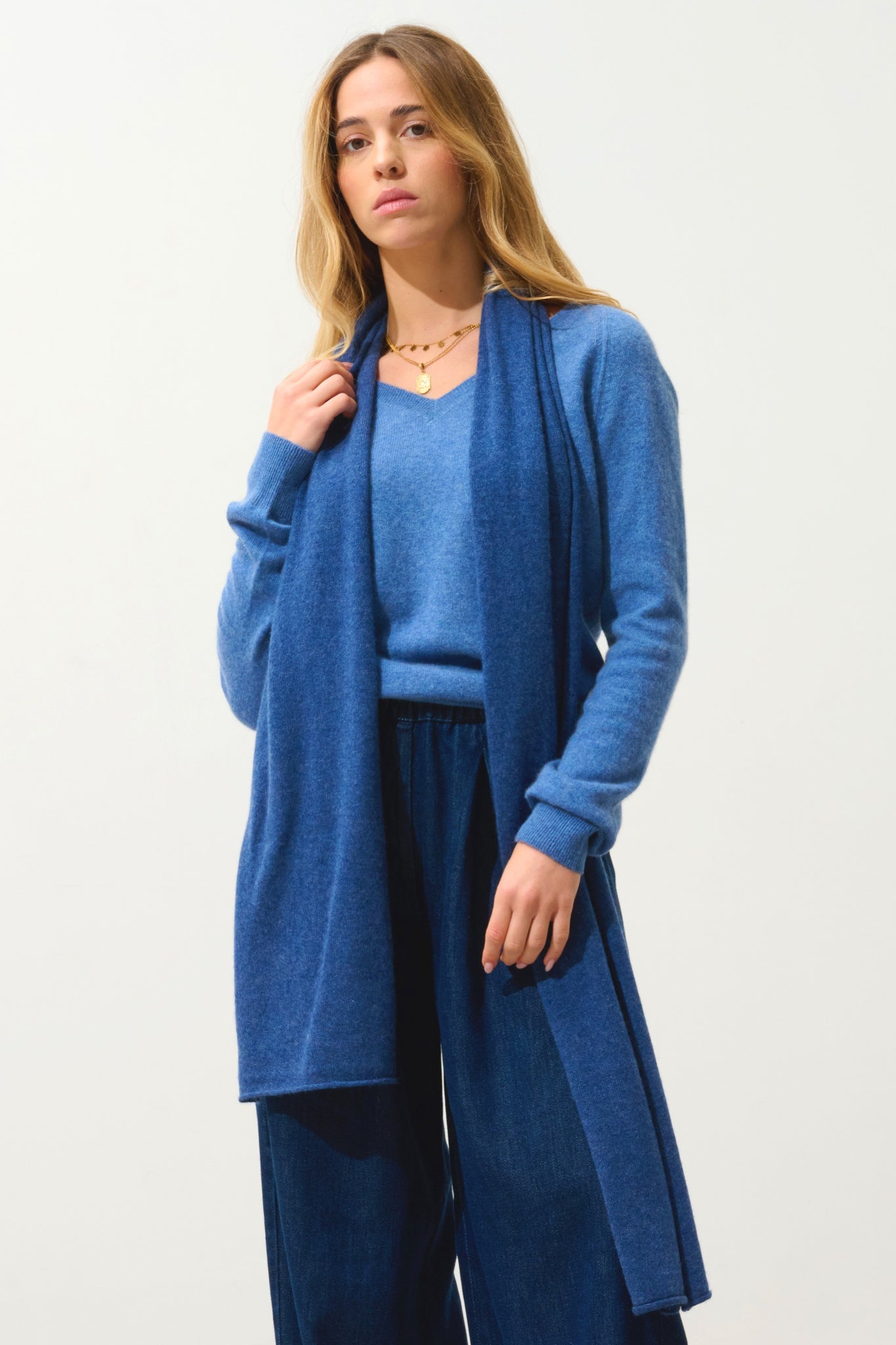 VAYMONT Schal „Ocean“ meliert, 100 % Kaschmir