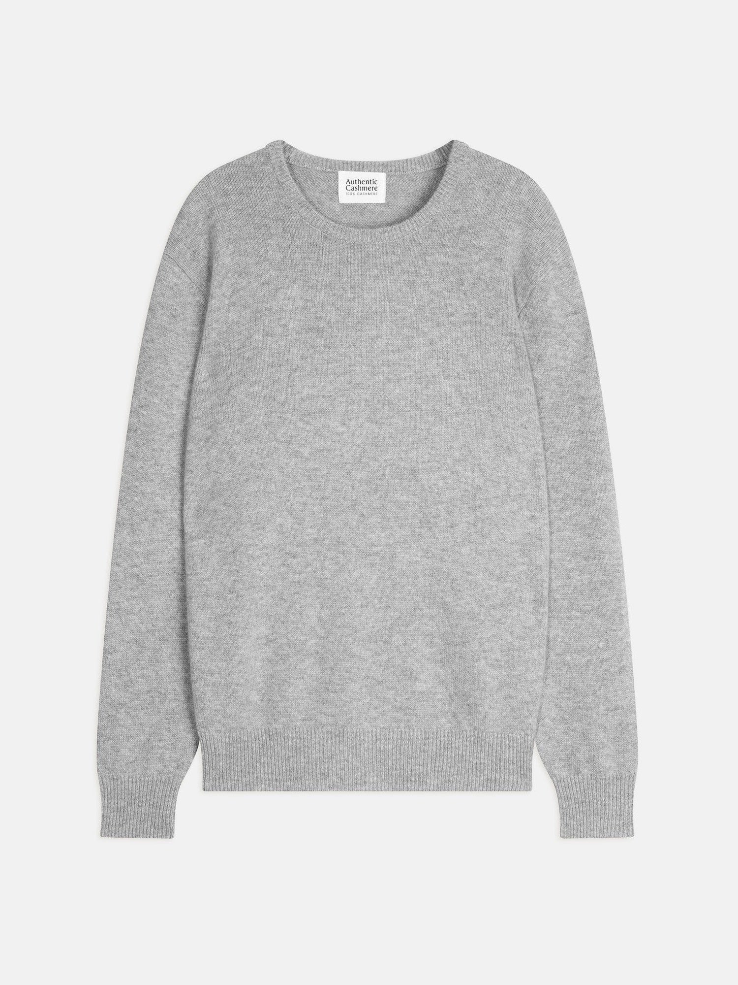 VICTO 4-thread mottled cloud round-neck sweater 100% cashmere