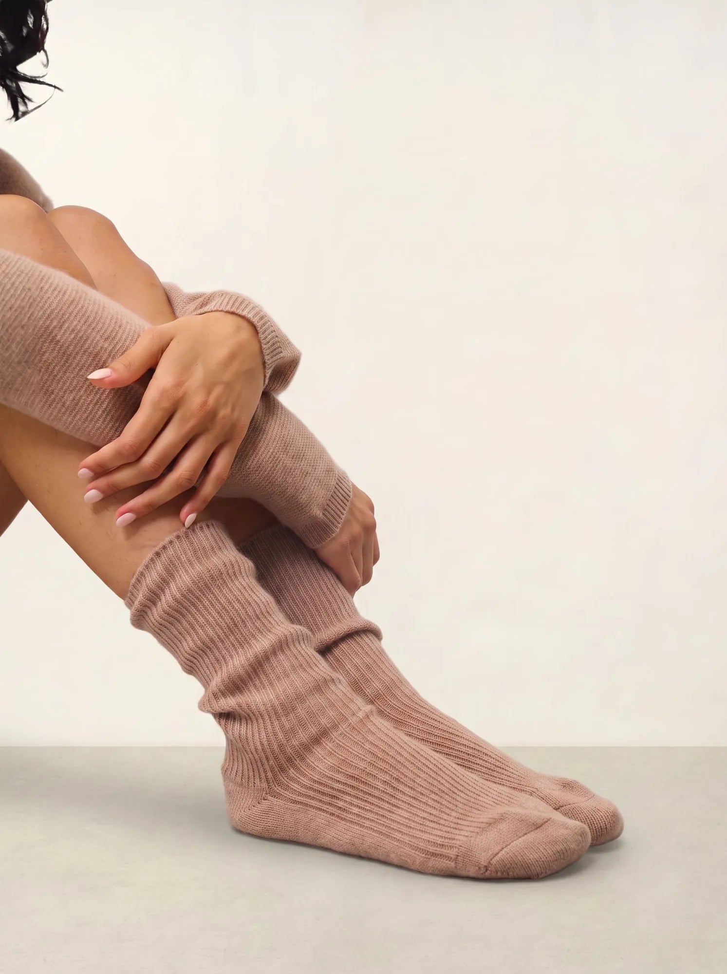 Chaussettes 4 Fils Camel Chiné