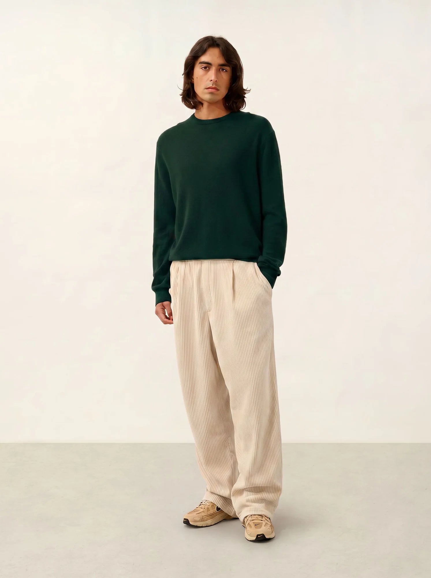 AIGLIÈRE Pull Col Rond Cyprès