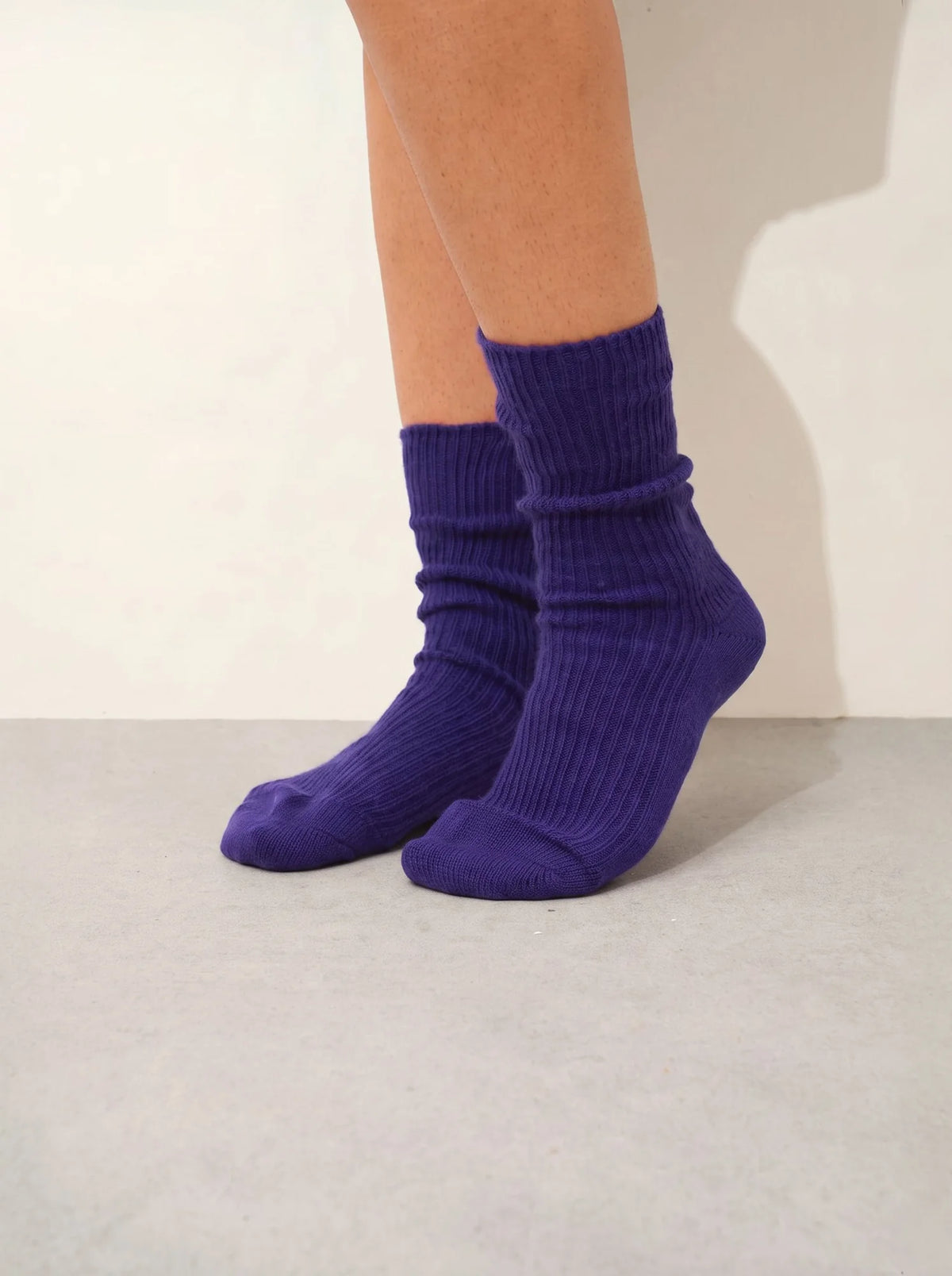 Chaussettes 4 Fils Violet