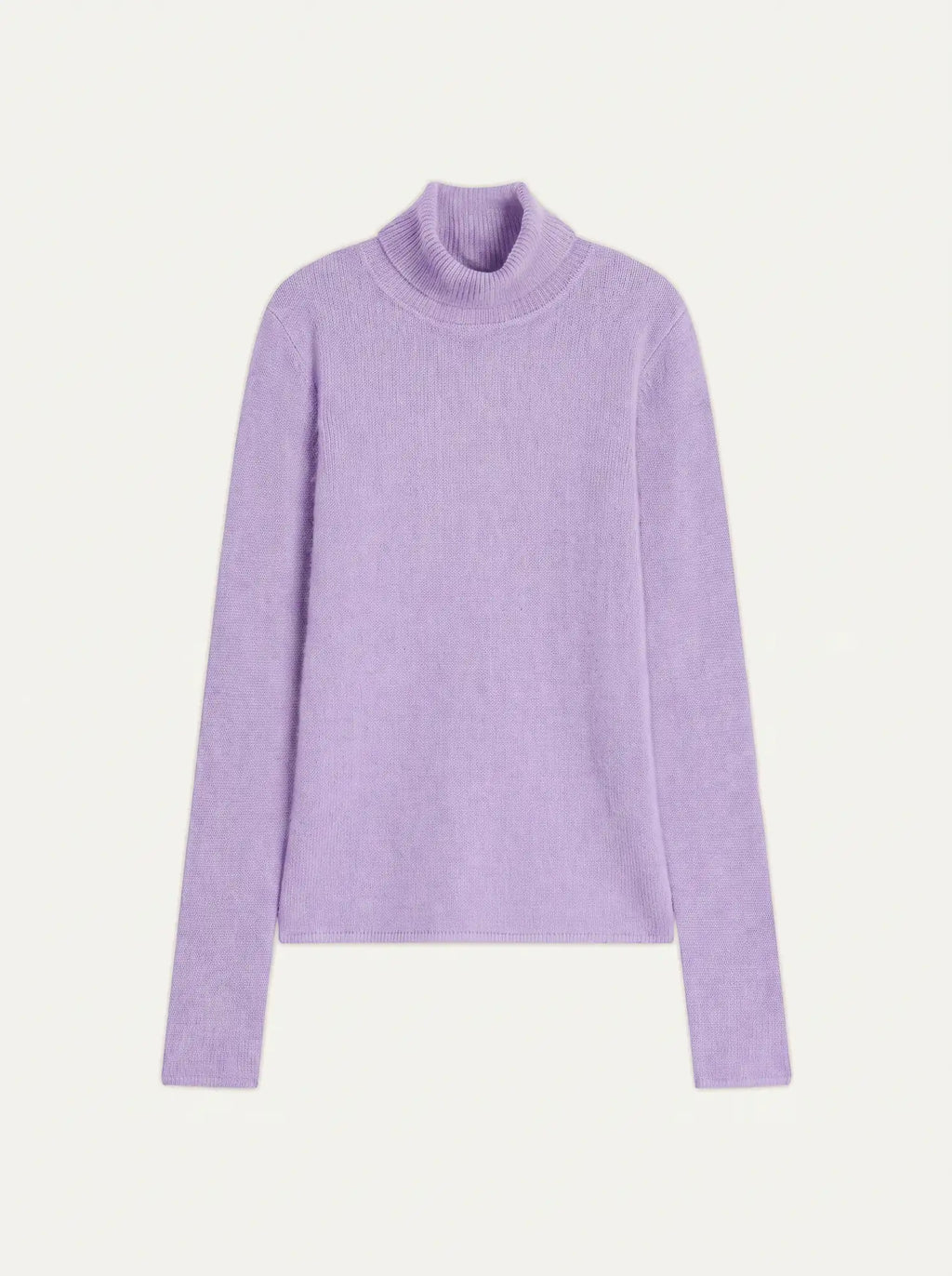 TED Pull Col Roulé 4 Fils Mauve