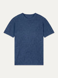 T-Shirt Col Rond Bleu Denim