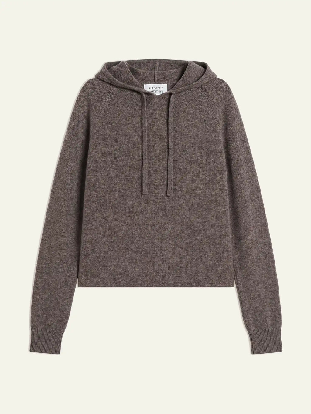 YARLSIDE Pull Capuche Taupe Chiné