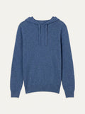 Pull Capuche Bleu Denim
