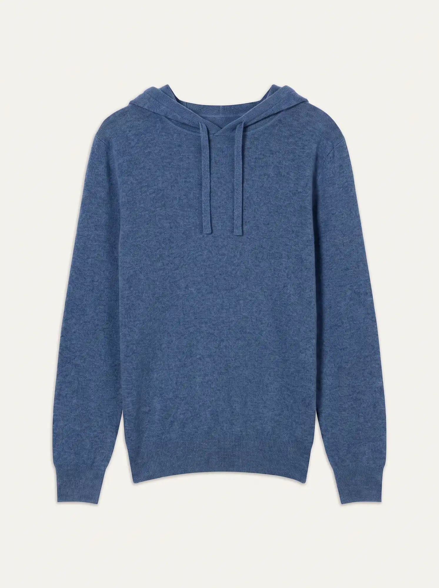 Pull Capuche Bleu Denim