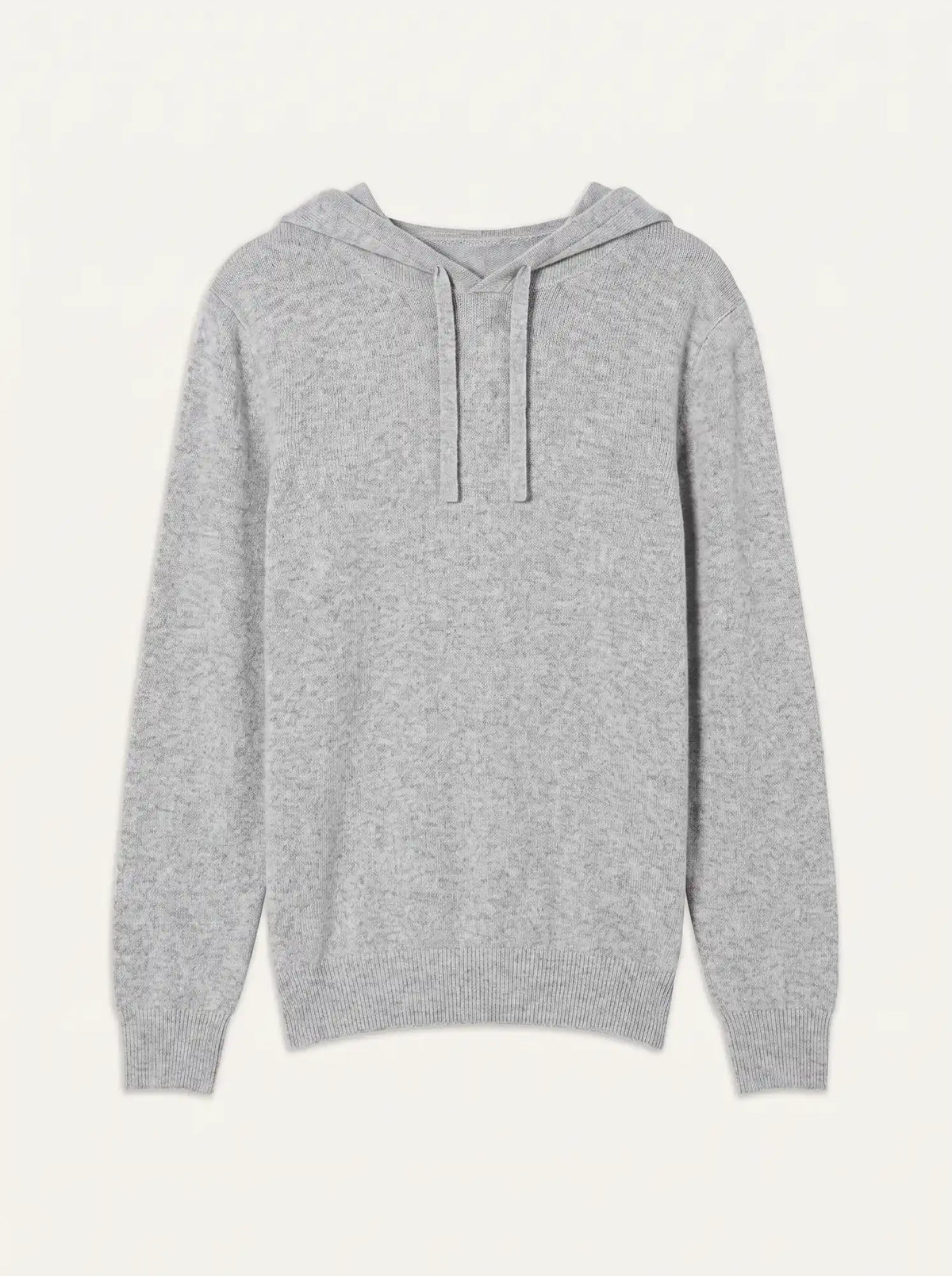Pull Capuche Gris Clair Chiné