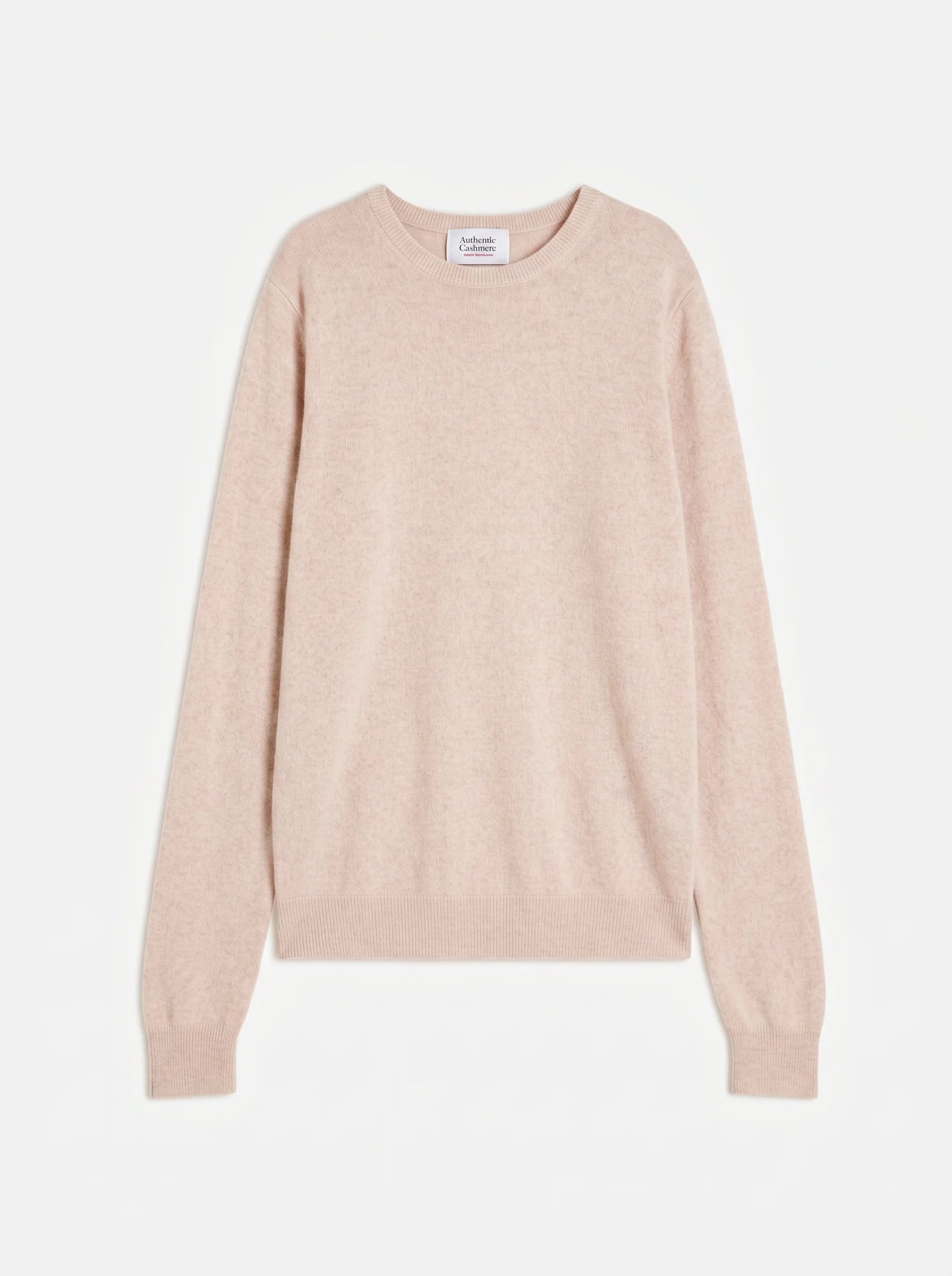 AIGLIÈRE Pull Col Rond Beige Chiné