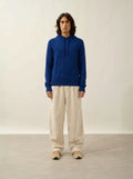 CASPER Pull Capuche Poche Kangourou Outremer