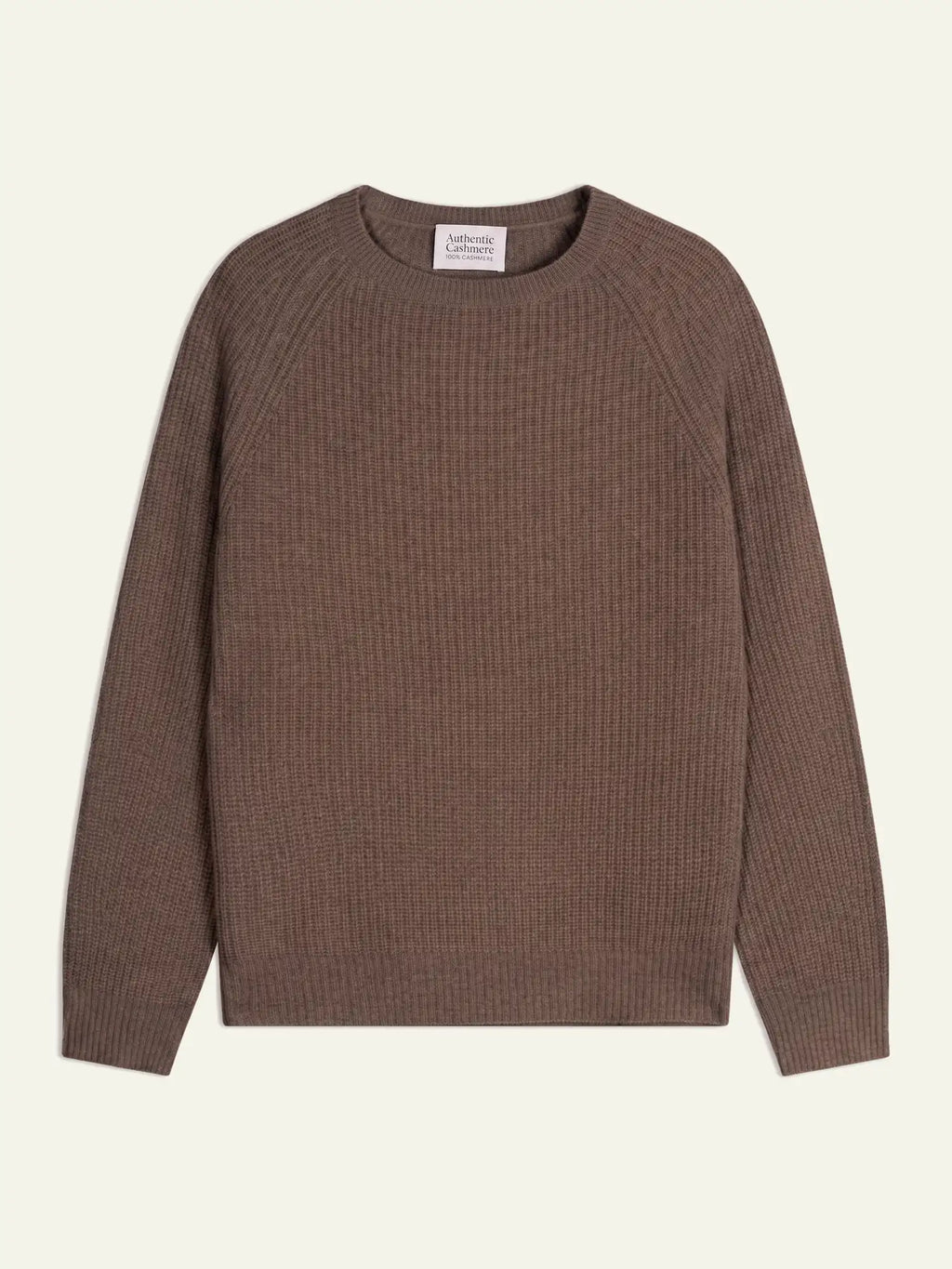 NORYA Pull Col Rond 4 Fils Taupe Chiné