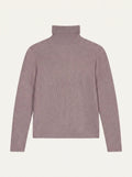 SYLVEN Pull Col Roulé Caribou Chiné