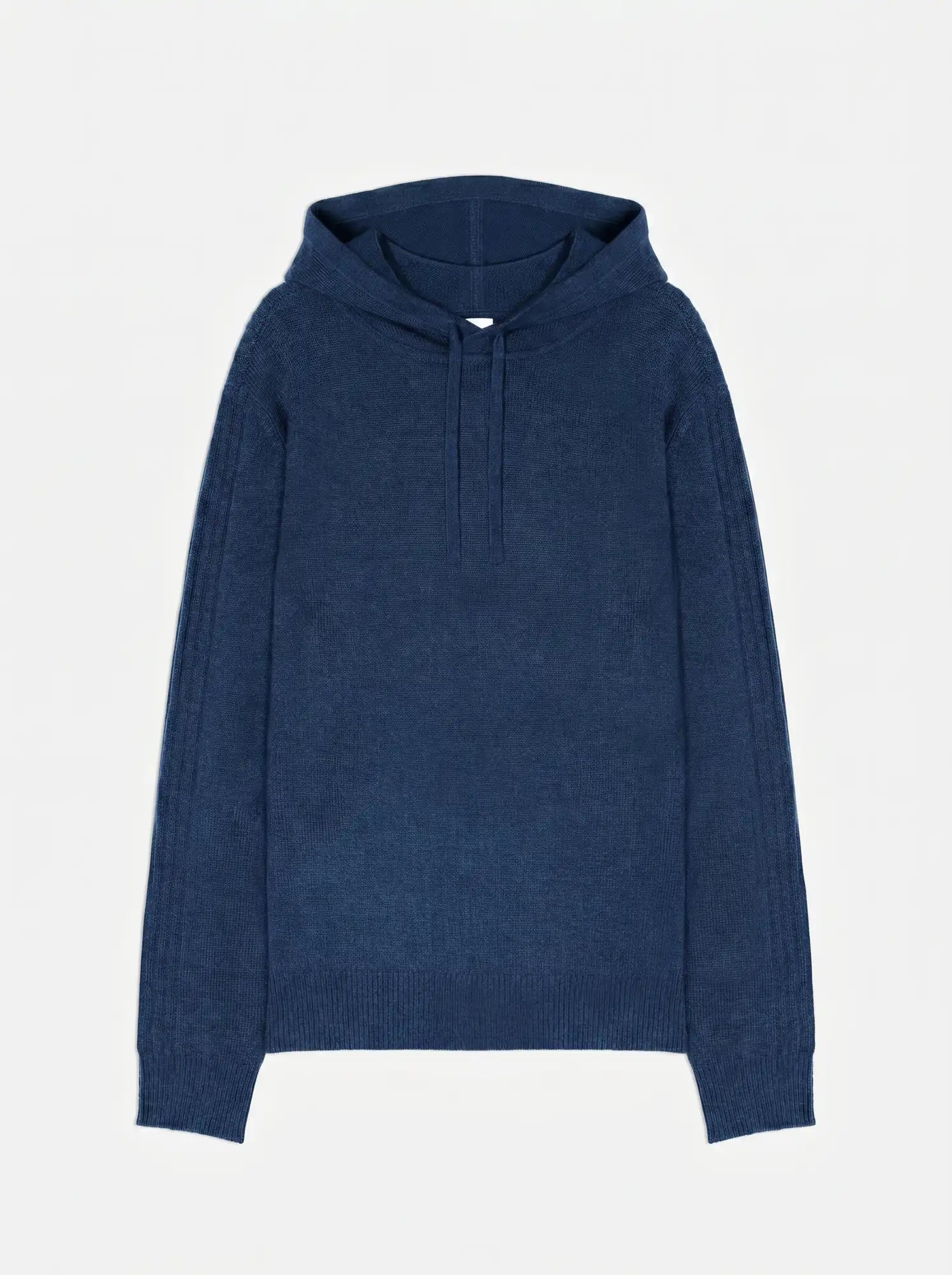 BENDT Pull Capuche 4 Fils Océan Chiné