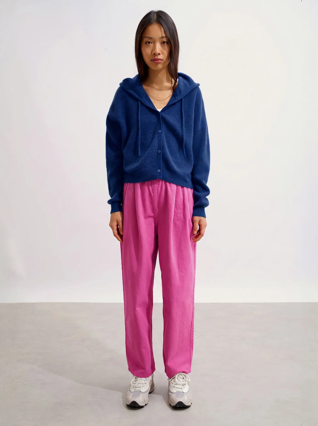 ELARA Cardigan Capuche Outremer