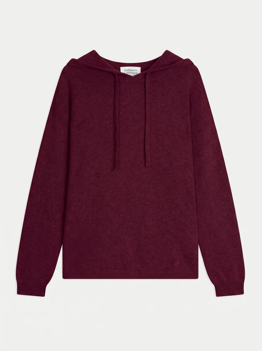 DORTE Pull Capuche Bordeaux