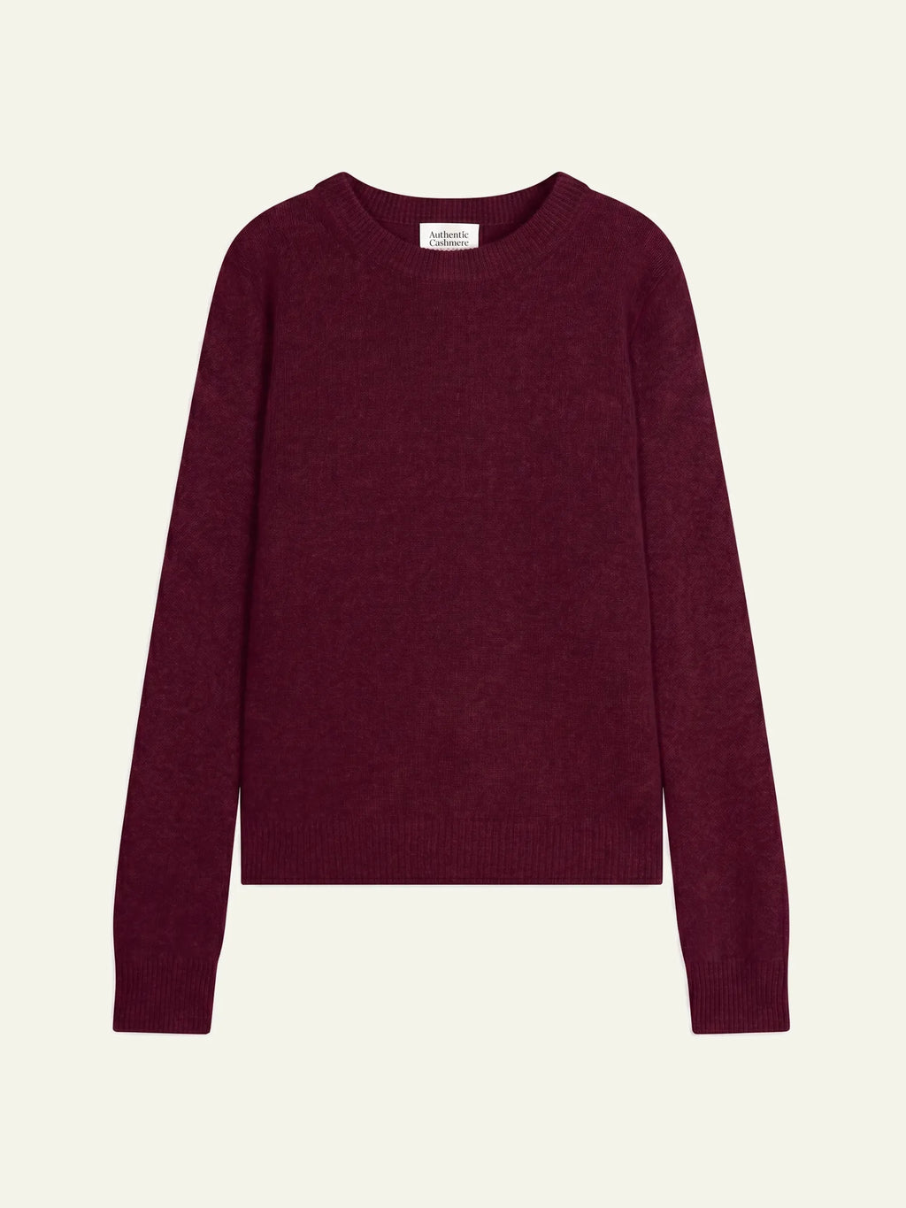 SYLOR Pull Col Rond 4 Fils Bordeaux