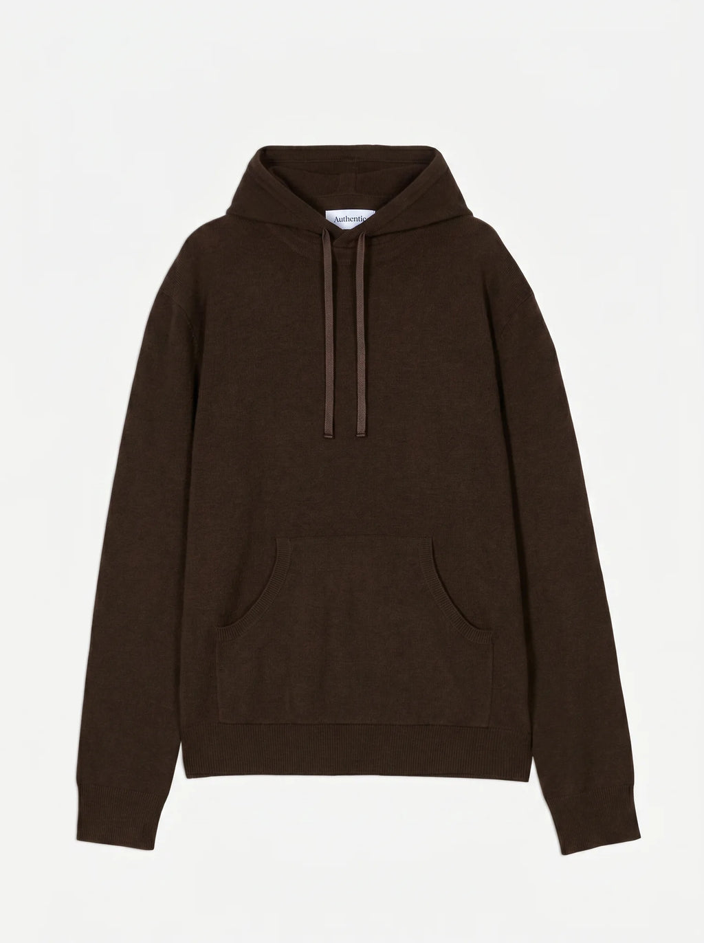 CASPER Pull Capuche Poche Kangourou Choco