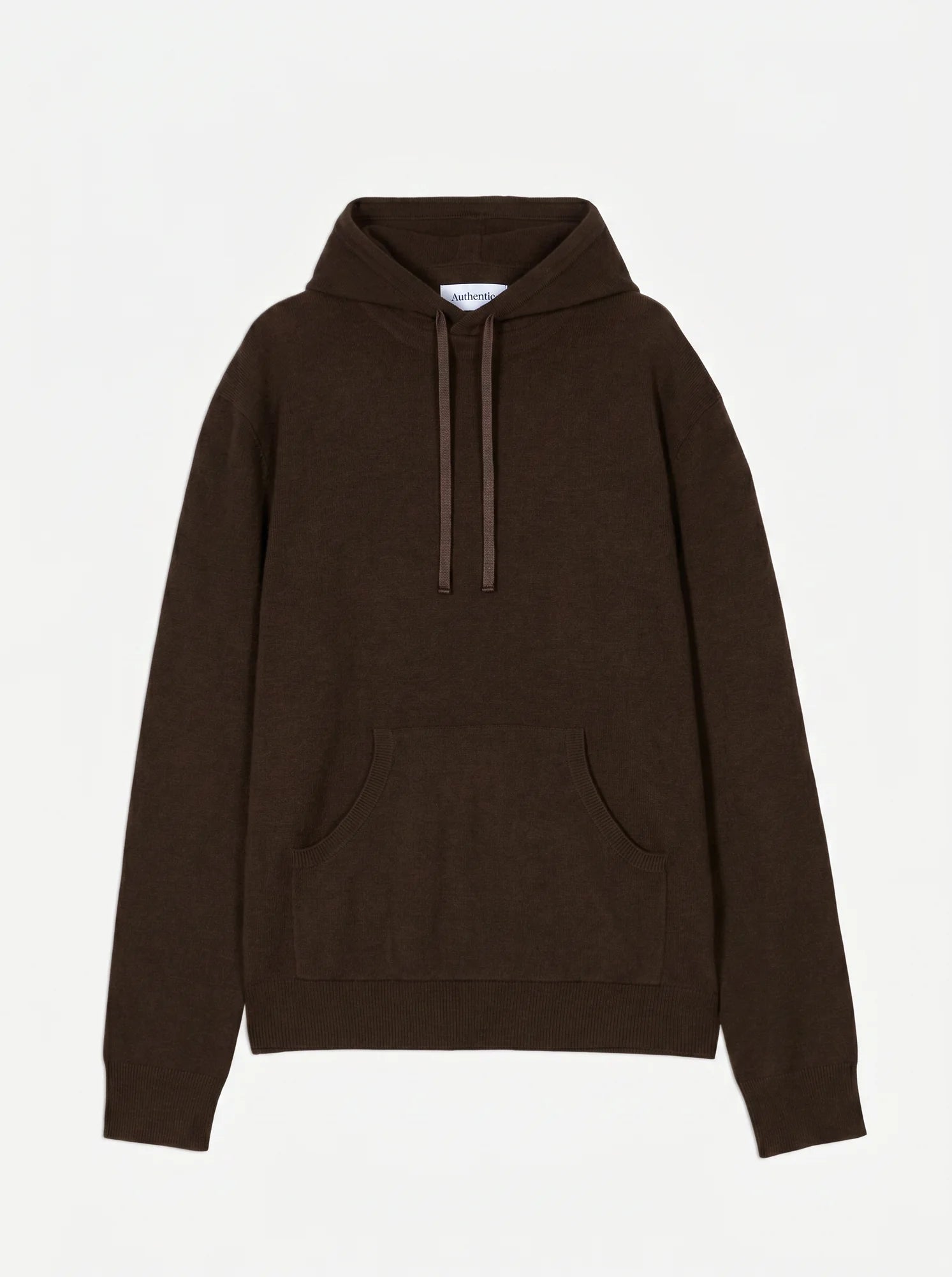CASPER Pull Capuche Poche Kangourou Choco