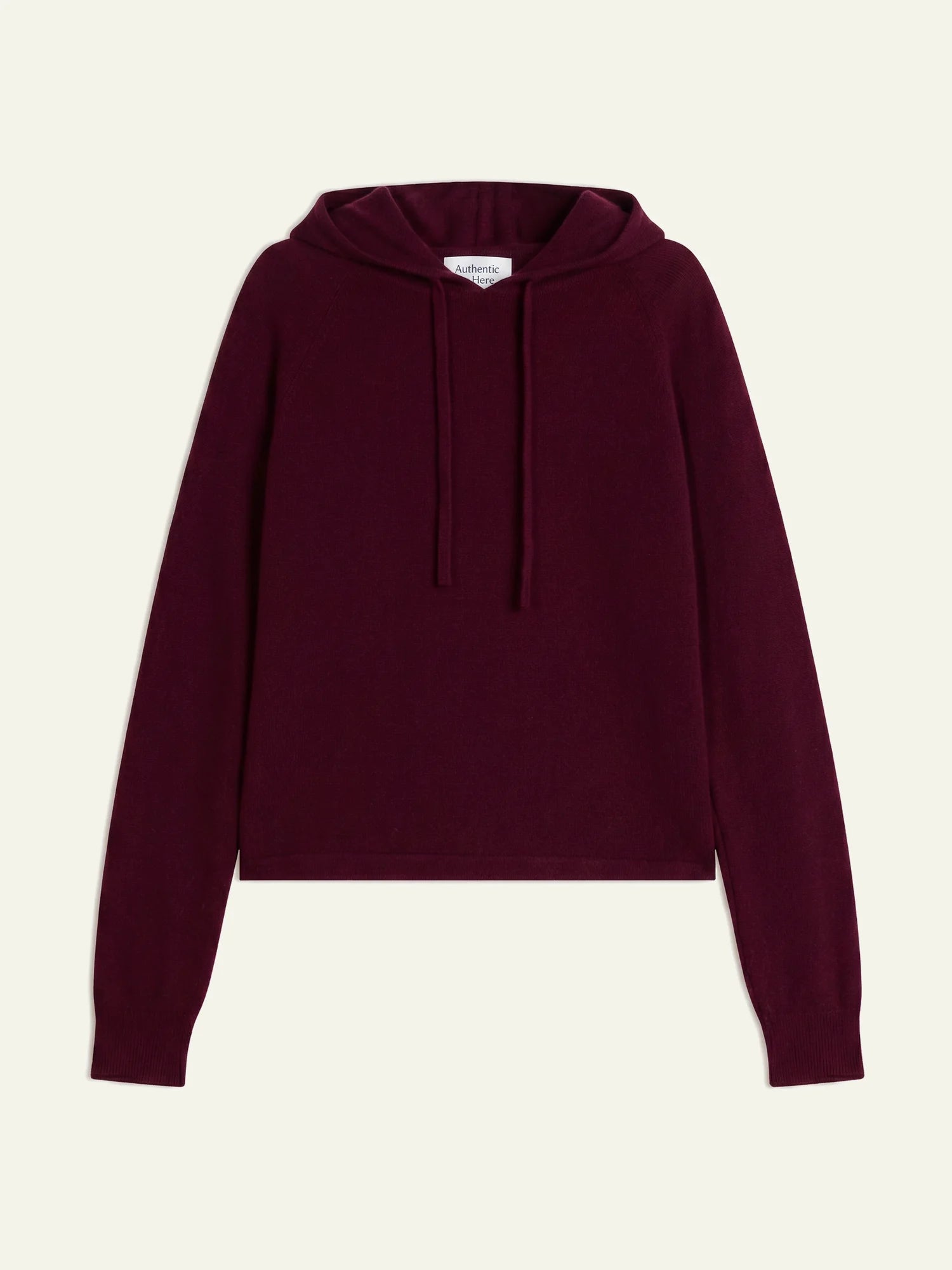 YARLSIDE Pull Capuche Bordeaux